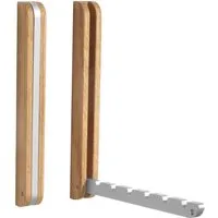 Side by Side SIDE BY SIDE Garderobenhaken, Eiche/Aluminium – Produktbild 1 von 1