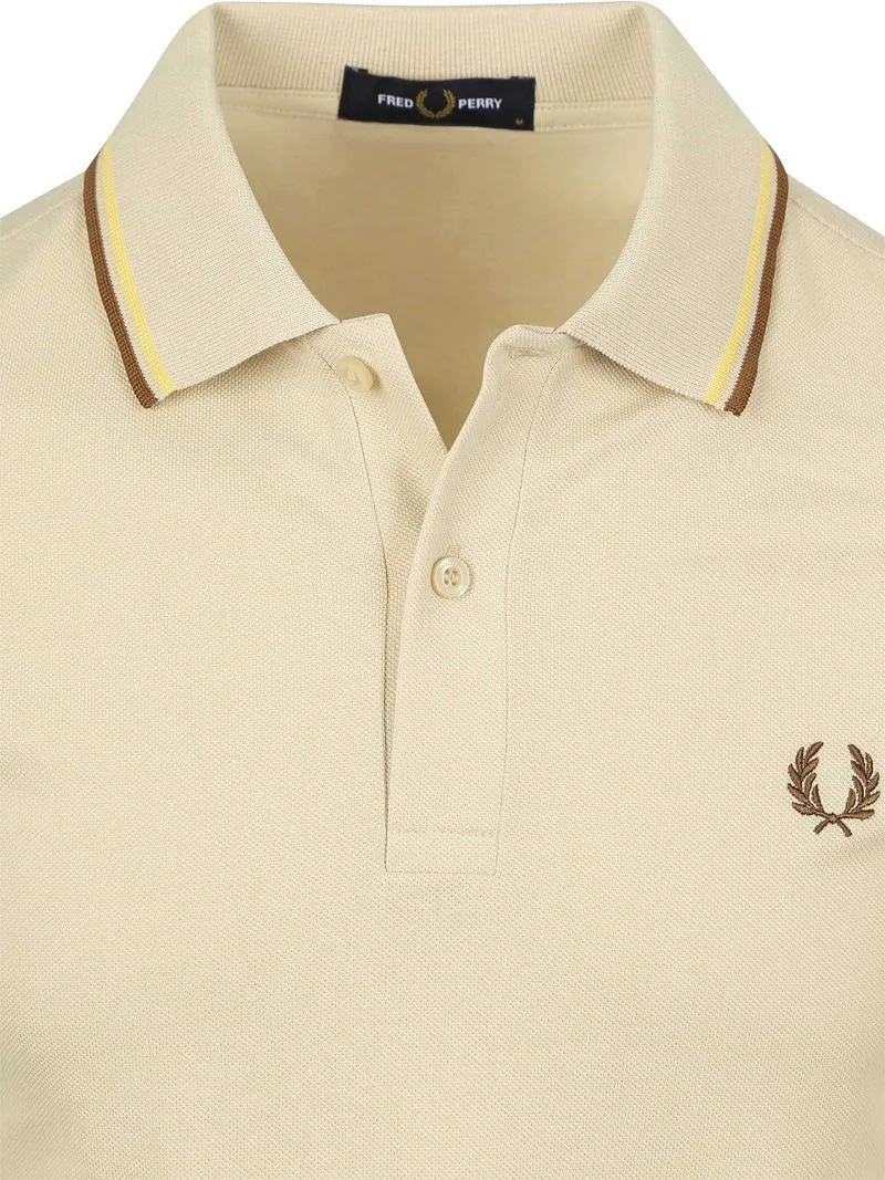 Fred Perry Fred Perry M3600 Polo Ecru Y56 - Größe M, Beige, – Produktbild 3 von 4