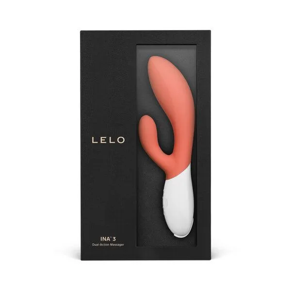 LELO G-Punkt- und Klitorisvibrator (Rabbit-Vibrator) - LELO INA 3, Korallrot, – Produktbild 2 von 4