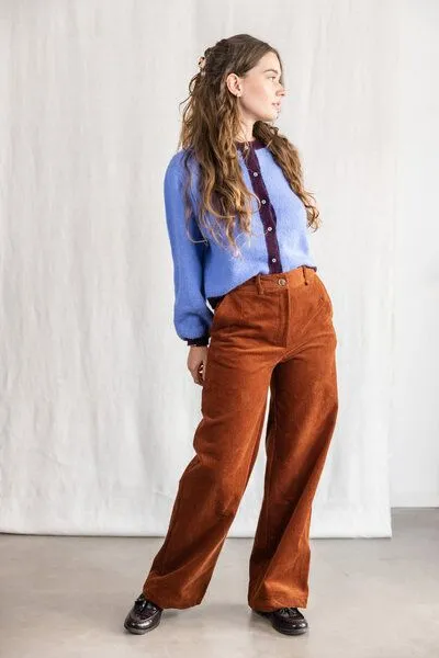 Jyoti - Fair Works Jyoti - Fair Works Bio-Baumwollcord Hose Suhrutam, Masala, – Produktbild 1 von 4