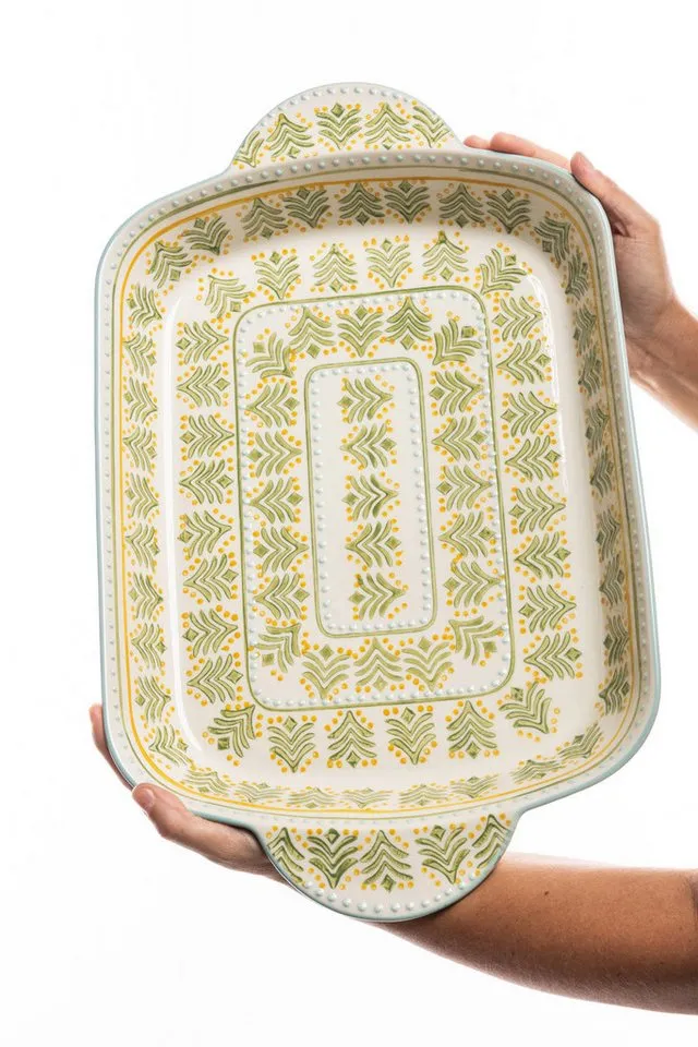 Tranquillo Tranquillo Auflaufform Retro 45 cm, Grün, – Produktbild 5 von 6