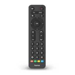Hama Hama Universal-Fernbedienung TV, Infrarot, für 2 Geräte, große Tasten, lernfähig – Produktbild 1 von 1