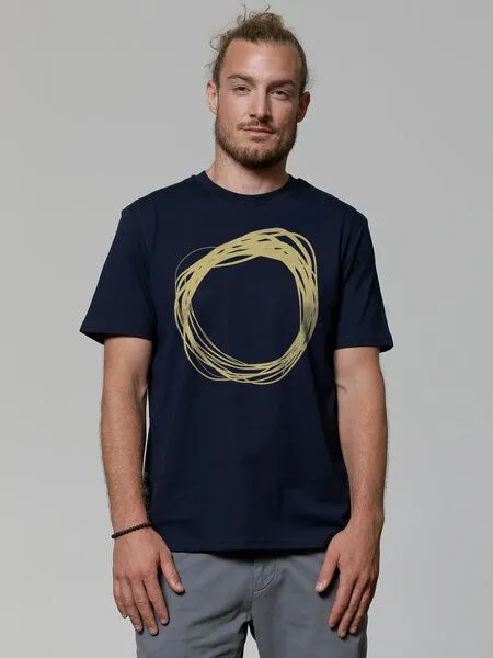 watapparel watapparel T-Shirt Unisex Kreis, French navy, – Produktbild 2 von 4