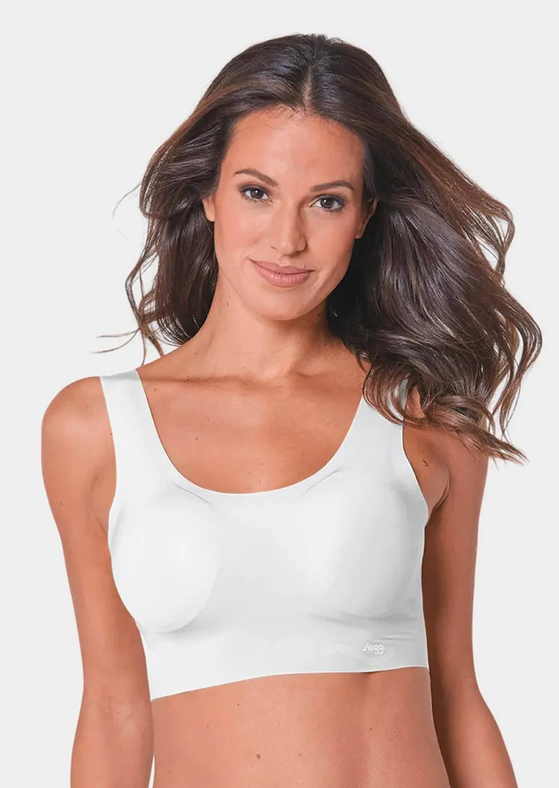 Sloggi Glattes Bustier mit eingearbeiteten Schalen - weiß - Gr. XS von Goldner Fashion, Weiss, – Produktbild 1 von 3