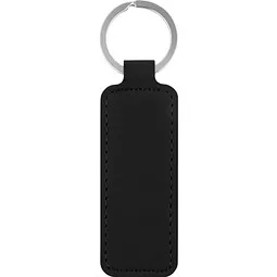 BlackMaxx® BlackMaxx® Kunstleder Schlüssel&Bikeanhänger EcoCraft, Schwarz, – Produktbild 1 von 1
