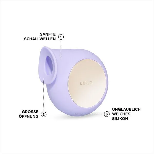LELO Klitoris-Stimulator mit Schallwellen - LELO SILA, Lilac, – Produktbild 4 von 4