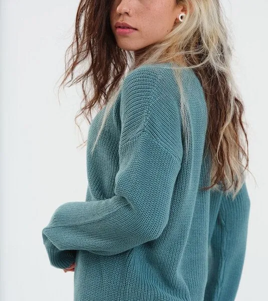Gary Mash GARY MASH Pullover Peyla aus Biobaumwolle, Mint (grün), – Produktbild 3 von 4