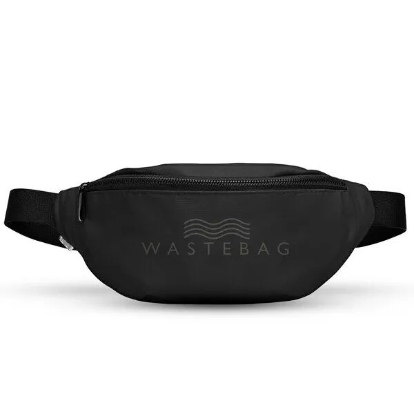 Good To Give Good To Give Bauchtasche Damen & Herren aus recyceltem Plastik | vegane Umhängetasche, Schwarz, – Produktbild 1 von 4