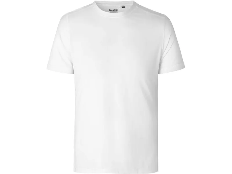 Neutral Neutral® Unisex T-Shirt Sportshirt Laufshirt Bodyfit Körpernah Schnell trocknend von Neutral RPet Recycling Polyester, Weiß, – Produktbild 1 von 4