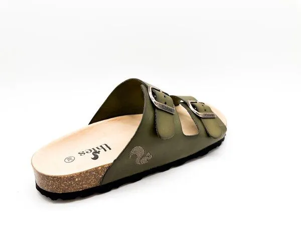 thies thies ® Eco Sandalen aus vegetabil gegerbtem Leder, Avocado, – Produktbild 4 von 4
