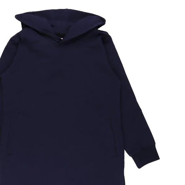 Walkiddy Bio Baumwolle Navy Blazer Sweatdress - Blau, GOTS-zertifiziert, ethisch hergestellt – Walkiddy, Blau, – Produktbild 2 von 2