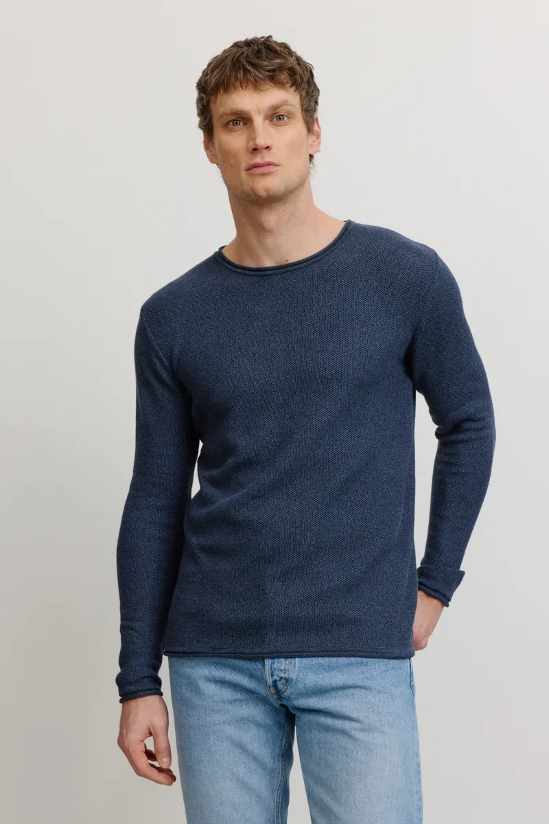 recolution Recolution Herren vegan Pullover Eukalyptus Blau, Dunkelblau, – Produktbild 2 von 2