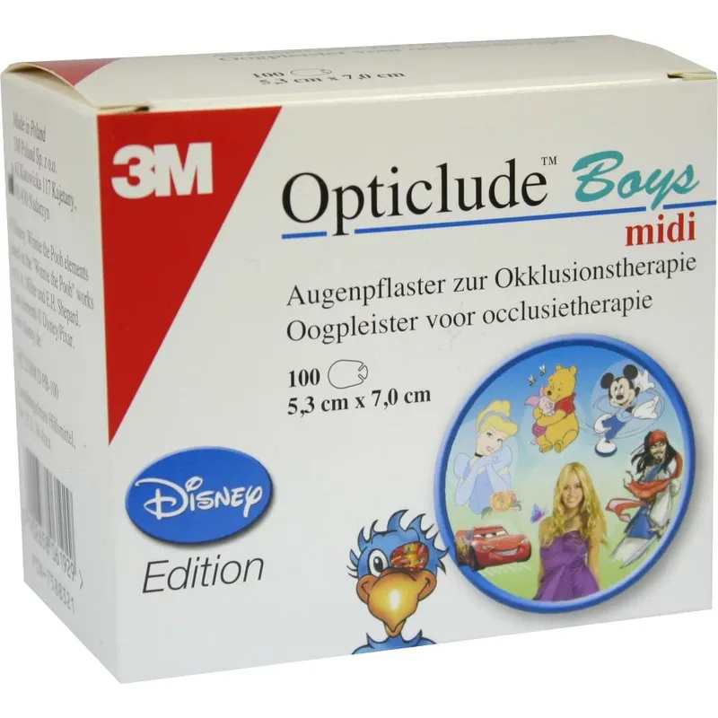Solventum Germany OPTICLUDE 3M Disney Boys midi 2538MDPB-100 100 St Pflaster – Produktbild 1 von 1