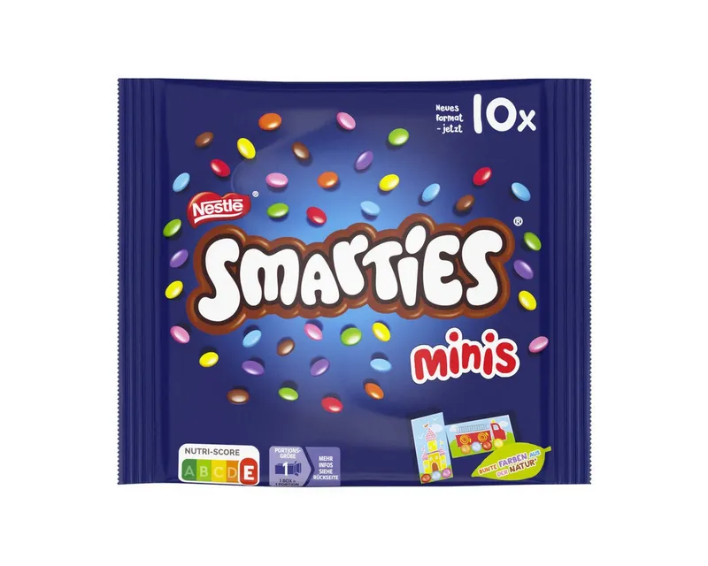 Smarties Smarties Schokolade, Nestle Smarties Mini Schokolinsen mit Zuckerüberzug Packung 144g – Produktbild 2 von 4
