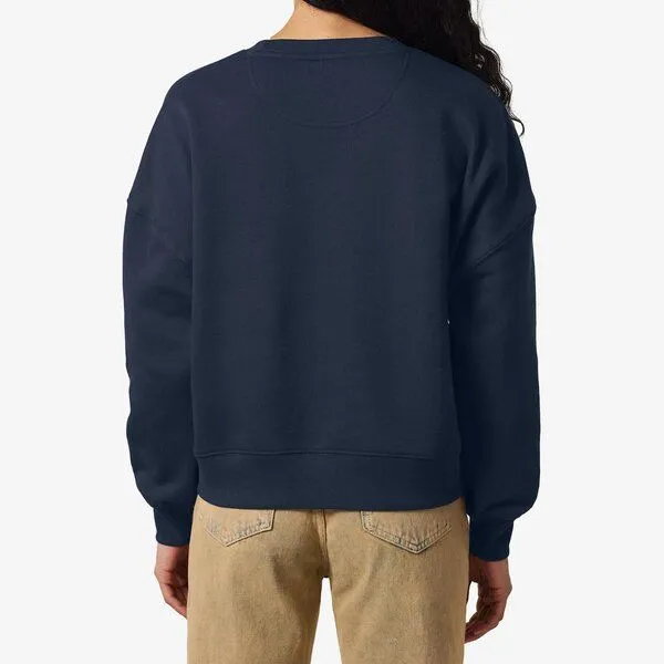 YTWOO YTWOO Modernes Damen-Sweatshirt – weich, nachhaltig & zeitlos, Navy, – Produktbild 3 von 3