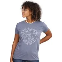 Life Tree Life-Tree Fairwear Bambus Shirt Women Charcoal Grey YinYang – Produktbild 1 von 1