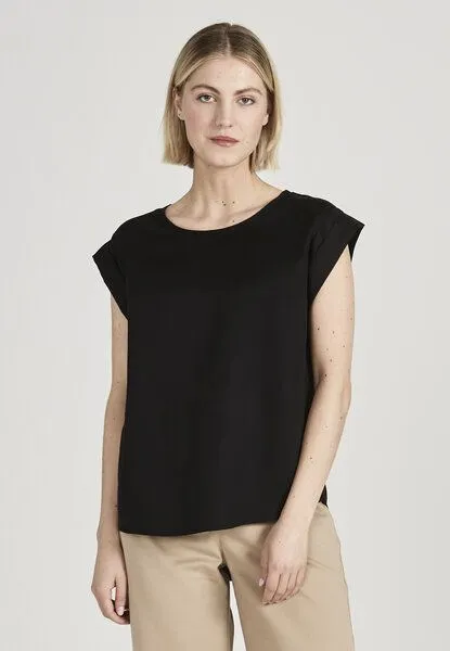Givn Berlin Givn Berlin Damen Blusenshirt aus TENCEL Lyocell "Capri", Schwarz (black), – Produktbild 1 von 4