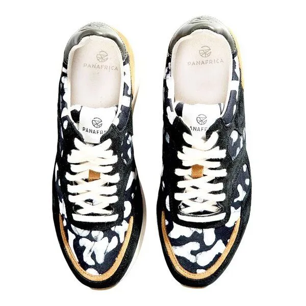 PANAFRICA PANAFRICA Arusha - Unisex Recycling Sneaker, Ebène (schwarz), – Produktbild 2 von 4