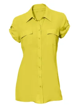 heine Kurzarm-Bluse limone – Produktbild 1 von 1