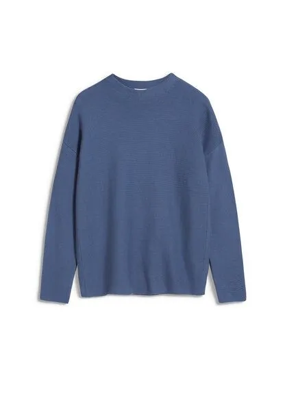 ARMEDANGELS ARMEDANGELS CATALINAA - Damen Pullover aus Bio-Baumwolle, Shadow blue, – Produktbild 4 von 4