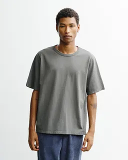 Rotholz Rotholz Herren vegan T-Shirt Aus Piqué Grau – Produktbild 1 von 1