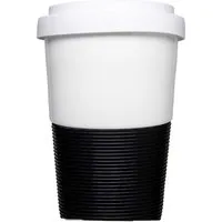 Mahlwerck Mahlwerck Porzellanbecher 'Coffee2Go Wave' 0,35 l, schwarz – Produktbild 1 von 1