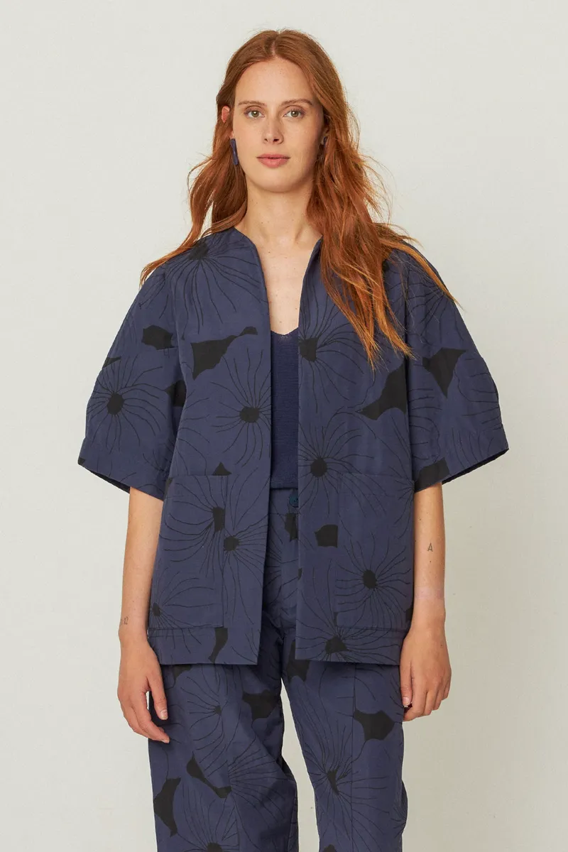 SKFK SKFK Damen vegan Blazer Kanala, Extra dunkelblau, – Produktbild 2 von 2