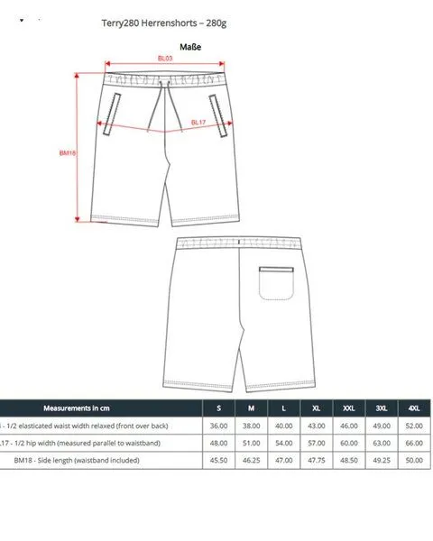 YTWOO YTWOO Terry Towel Herren Shorts aus 100% Bio-Baumwolle | Made in Portugal, Orange, – Produktbild 3 von 3