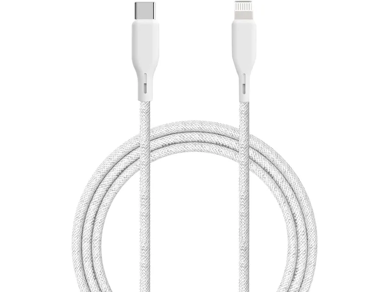 Upström Upström Ladekabel "ESSENTIALS" USB-C auf Lightning, weiß, 2,5 m – Produktbild 1 von 1