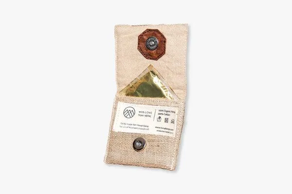 Himal Hemp Himal Hemp Kondomtasche, Naturbraun, – Produktbild 1 von 2