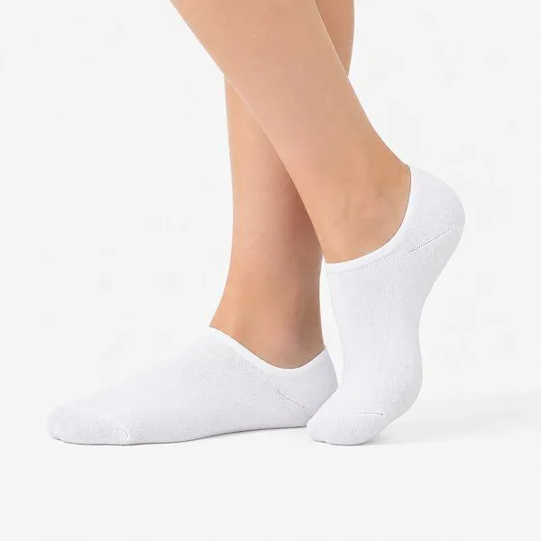 Opi and Max Opi and Max Sneaker Socken aus Bio-Baumwolle für Damen & Herren (GOTS 3er-Pack), Weiss, – Produktbild 3 von 3