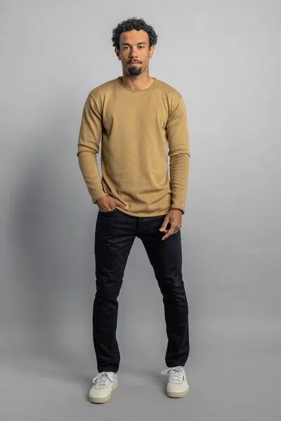 DIRTS dirts Strick-Longsleeve, Sepia, – Produktbild 2 von 4