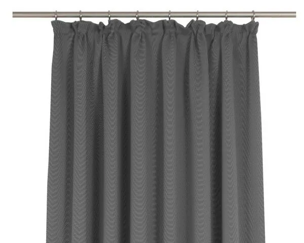 Nature by Adam Nature by Adam Vorhang aus 100% Bio-Baumwolle - Made in Germany - Uni Collection light, Schwarz, – Produktbild 1 von 7
