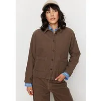recolution Recolution Damen vegan Overshirt Rhodea Vintage Braun – Produktbild 1 von 1