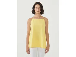 ORGANICATION ORGANICATION Bio-Damen-Top mit Spaghettiträgern yellow, Gr. S – Produktbild 1 von 1