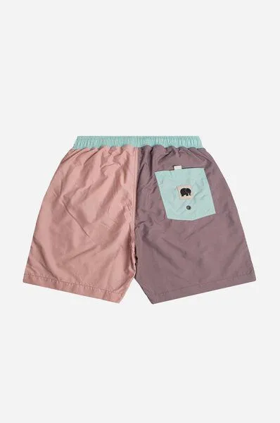 Trendsplant Trendsplant Color Block Q-Nova® Swim Trunks Mauve, Bunt, – Produktbild 3 von 4