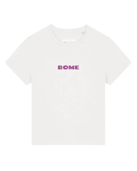 watapparel watapparel T-Shirt Frauen Rome Flora, Off white, – Produktbild 1 von 4