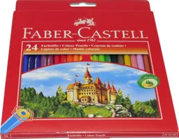 Faber-Castell Faber-Castell Farbstifte "Castle", farbig sortiert, 24er-Pack – Produktbild 1 von 1