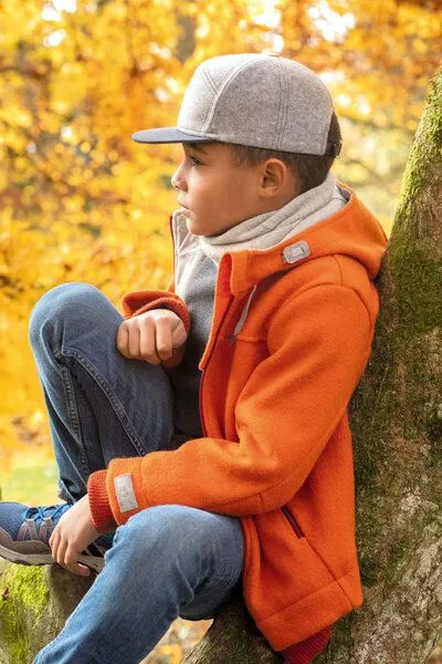 Disana Disana Kinder Bio Outdoor-Jacke Walk Merinowollle, Anthrazit, – Produktbild 4 von 4
