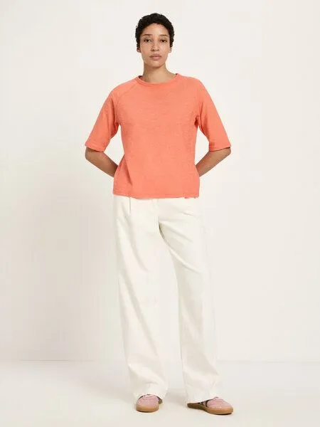 LANIUS LANIUS Raglanshirt (GOTS) aus Bio-Baumwolle, Peach, – Produktbild 3 von 4