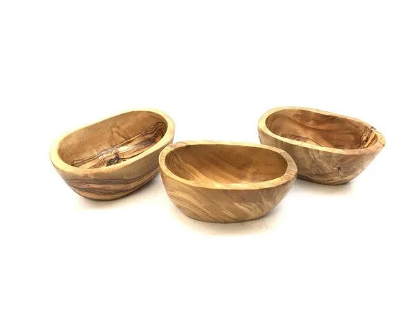 Olivenholz erleben Olivenholz erleben Tapas Schale, oval 12 - 14 cm aus Olivenholz – Produktbild 5 von 5