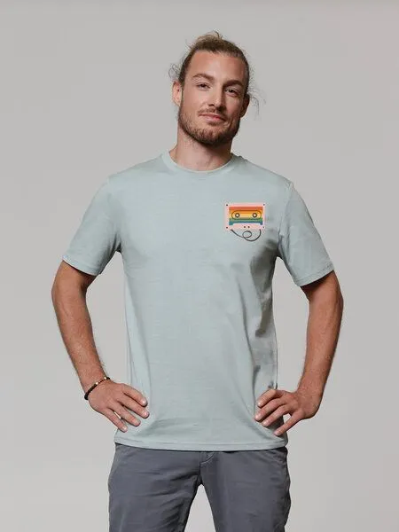 watapparel watapparel T-Shirt Unisex Rainbow Cassette, Aloe, – Produktbild 2 von 3
