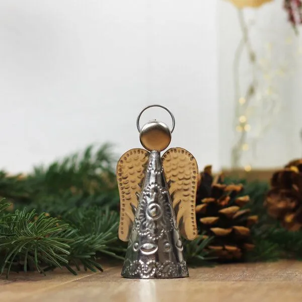 Mitienda Shop Mitienda Shop Engel silber 11cm, Schutzengel – Produktbild 2 von 3