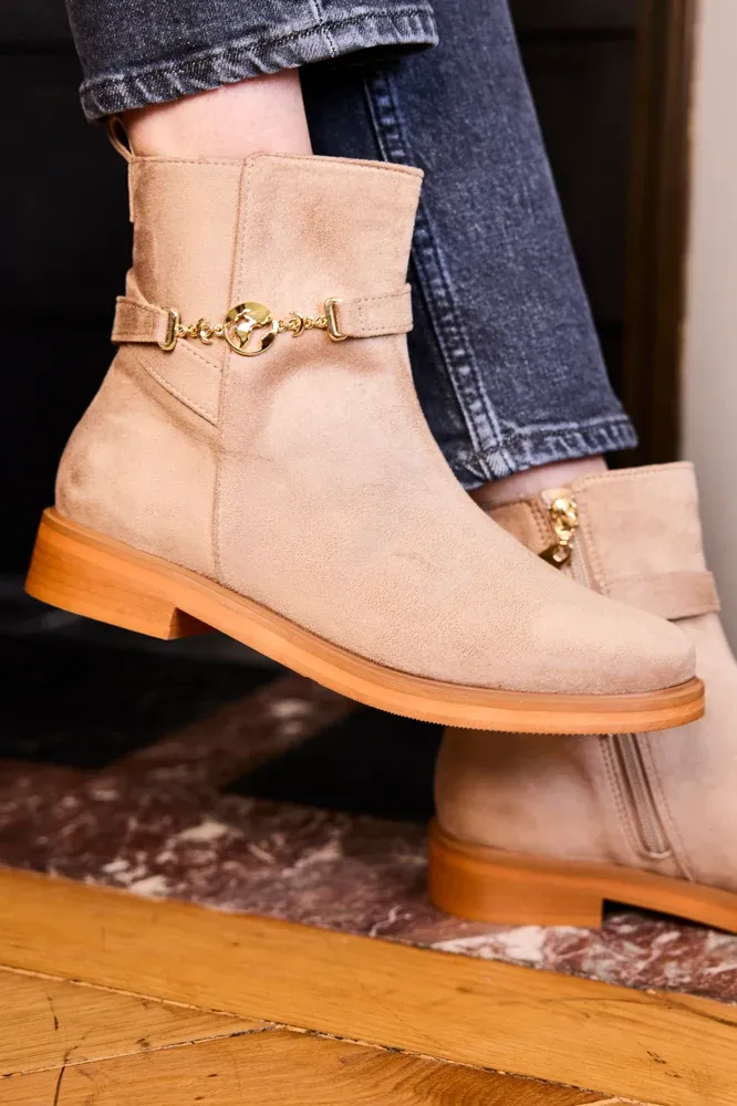 Minuit Sur Terre Minuit Sur Terre Damen vegan Stiefel Capsule Sand, Beige, – Produktbild 2 von 2