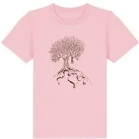 Life Tree Life-Tree Shirt aus Biobaumwolle Fairwear für Kids "Hanging On" in verschiedenen Farben, Pink, – Produktbild 1 von 1