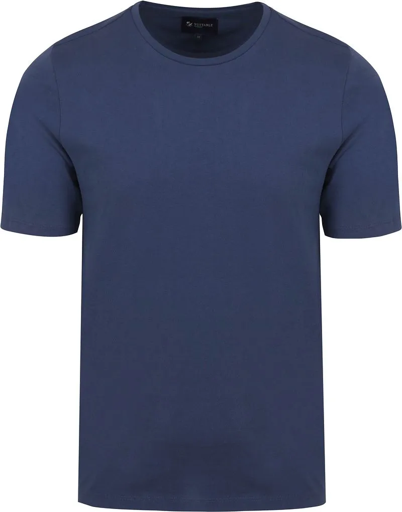 Suitable Suitable Respect T-shirt Jim Denim blau - Größe L, Blau, – Produktbild 2 von 4