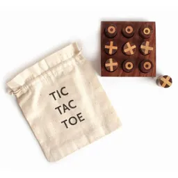El Puente El Puente Reisespiel "Tic Tac Toe" aus Holz – Produktbild 1 von 1