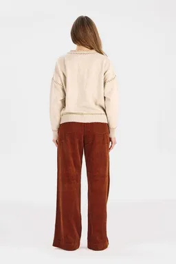 KOMODO KOMODO Cord-Hose Wide Leg Modell: Lola – Produktbild 1 von 1