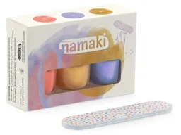 Namaki Kinder Nagellack 3er Set "Sonnenuntergang" mit Nagelfeile Inhalt 3 x 7,5 ml – Produktbild 1 von 1