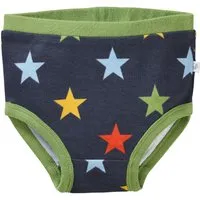 HANS NATUR Kinder Slip Bio-Baumwolle Stern Blau Gr. 86/92 – Produktbild 1 von 1